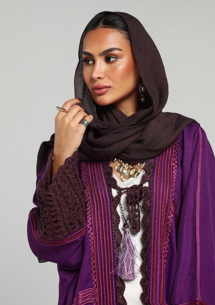 Sassberry Linen Abaya - Image 4