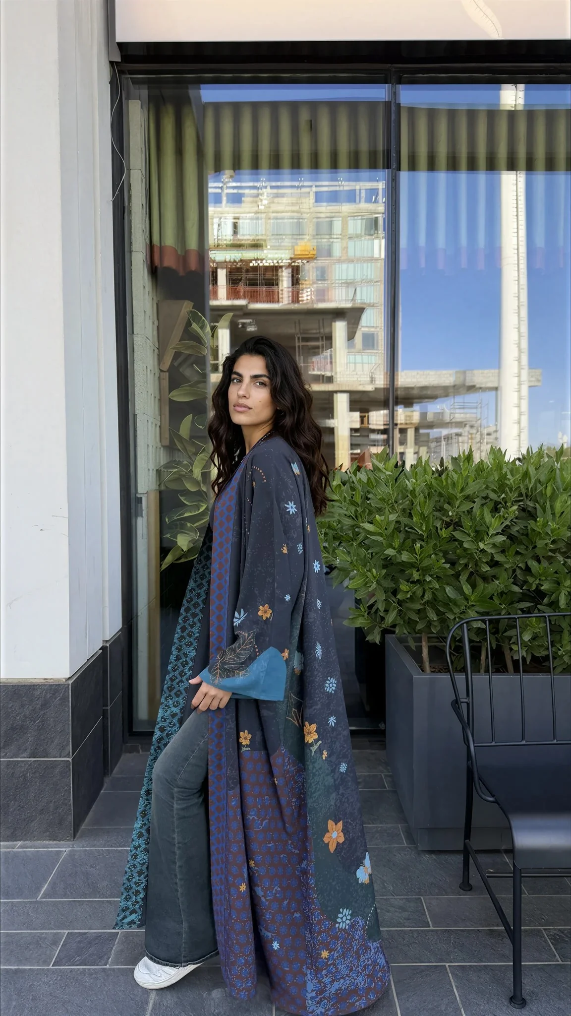 "Seen Leaving The Corniche" Abaya | Black - Image 9