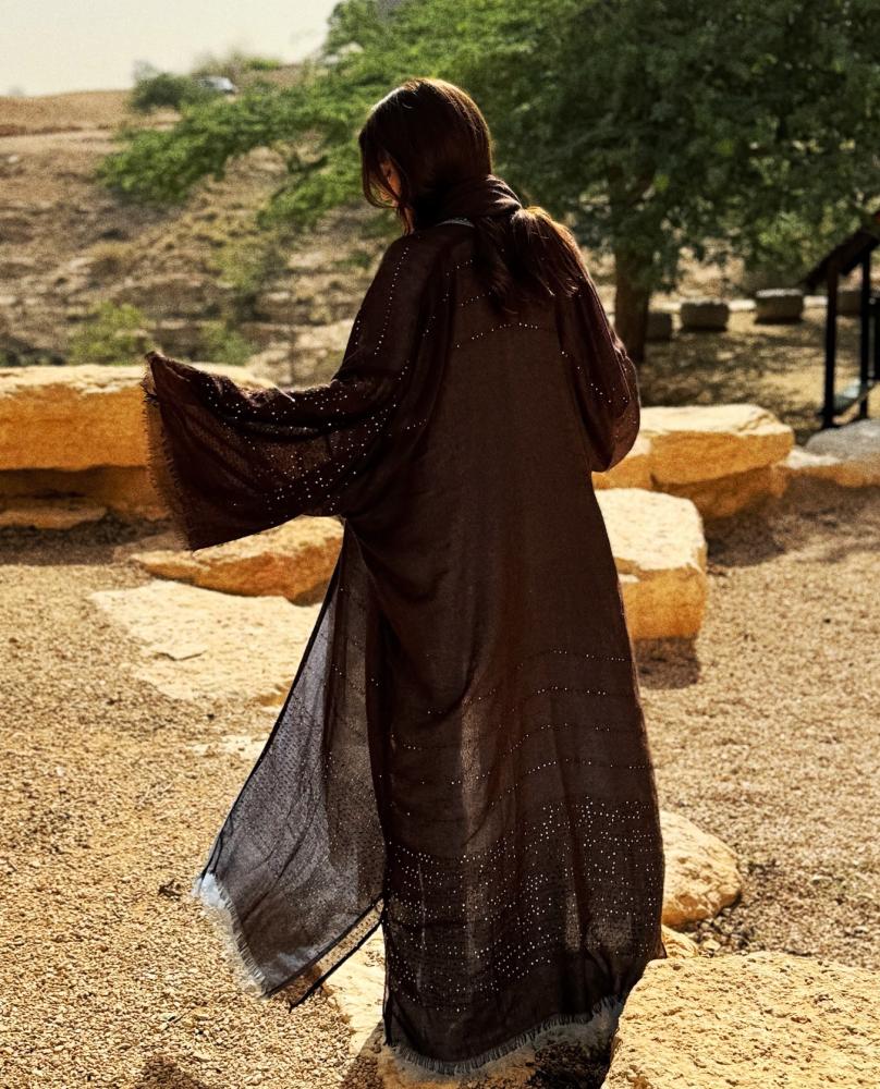 Sepia Cotton Abaya - Image 10