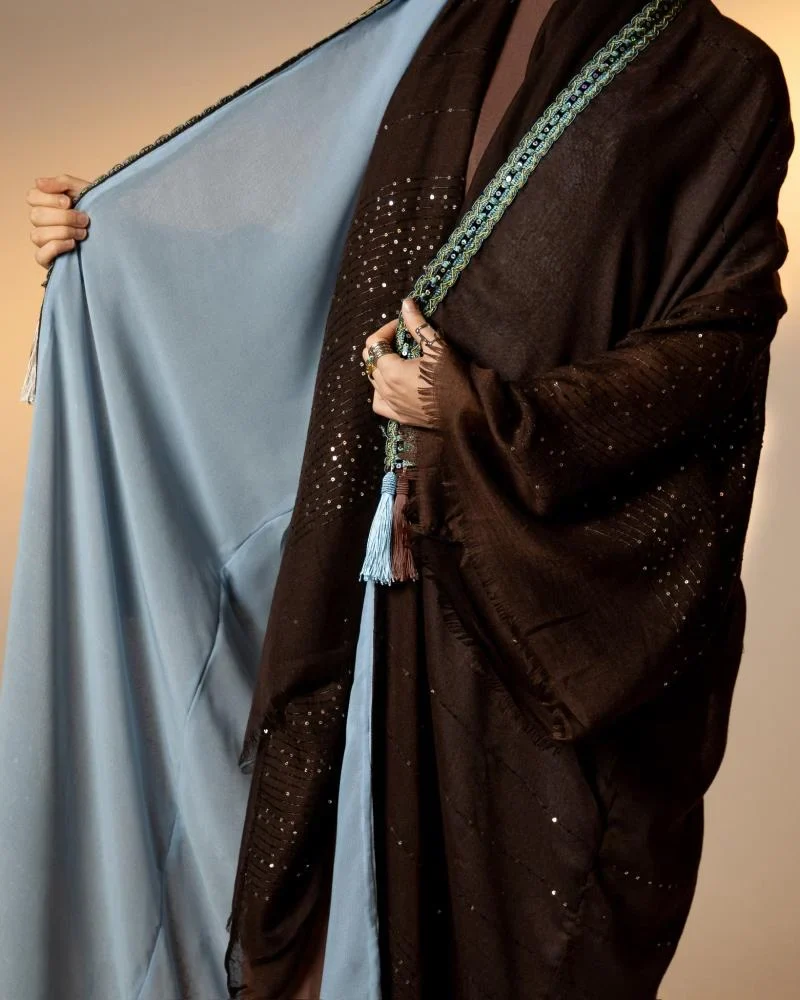 Sepia Cotton Abaya - Image 8