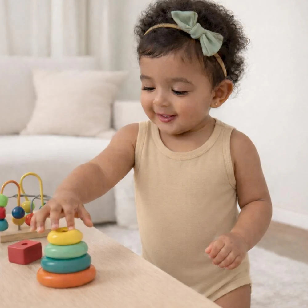 Short Sleeve Warm Sand Onesies - Image 4