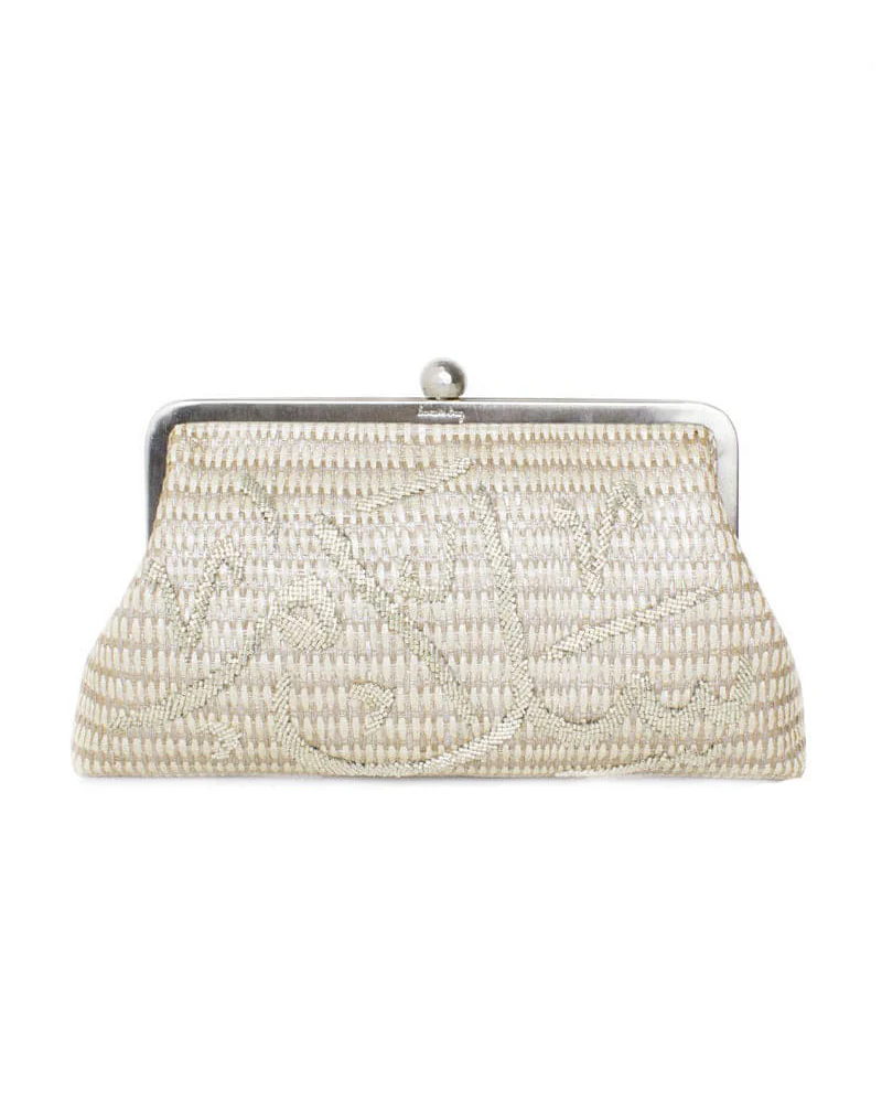 Silver Classic Salam Clutch