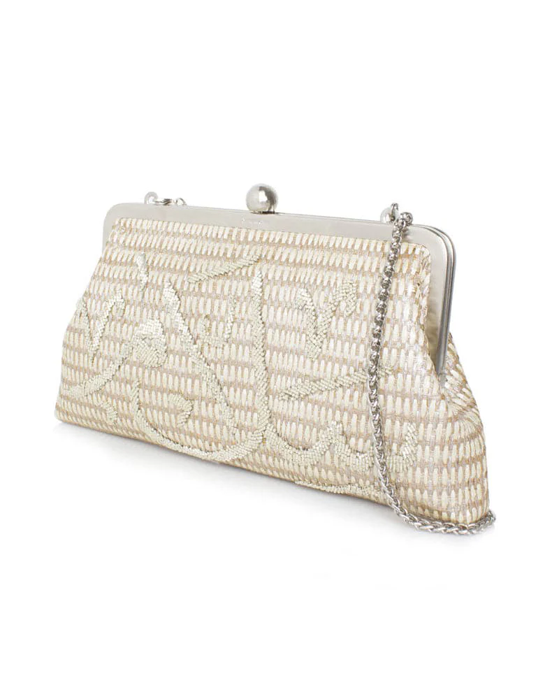 Silver Classic Salam Clutch - Image 3