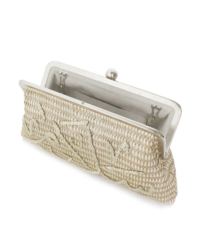 Silver Classic Salam Clutch - Image 4