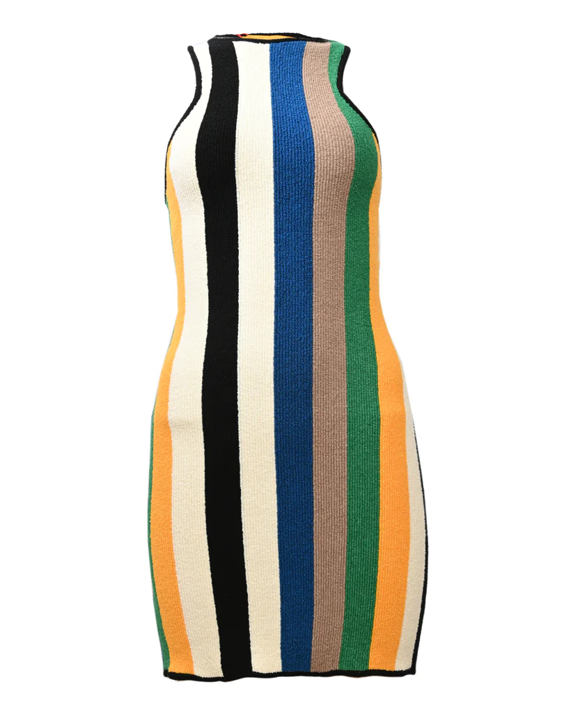 Simon Miller Multicolor Striped Knit Dress