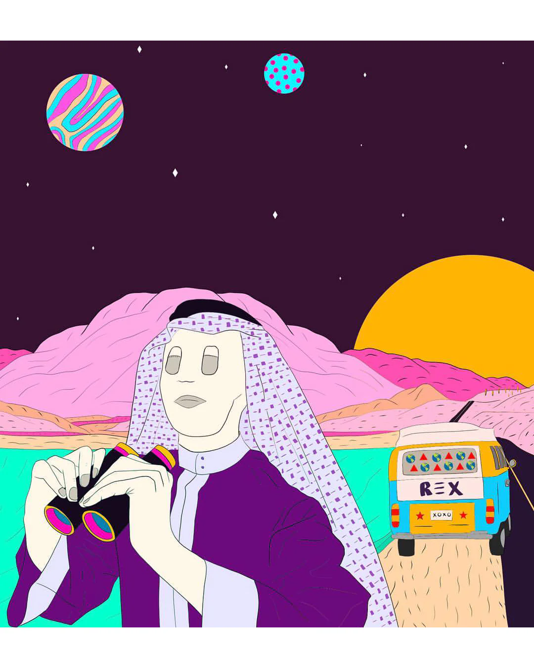 "Space Traveler" Artwork