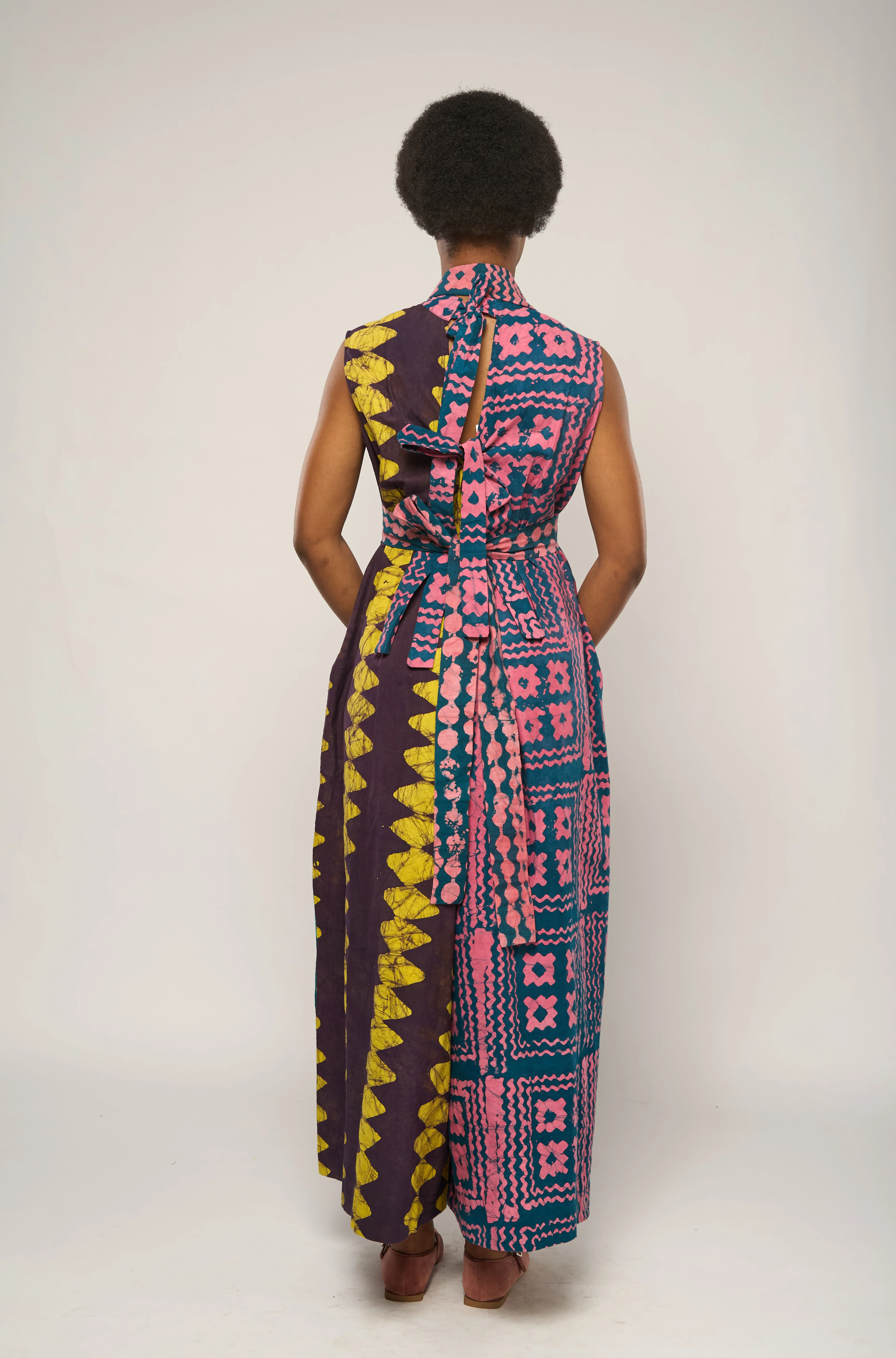 Teal Green Multicolor Jumpsuit - Image 3