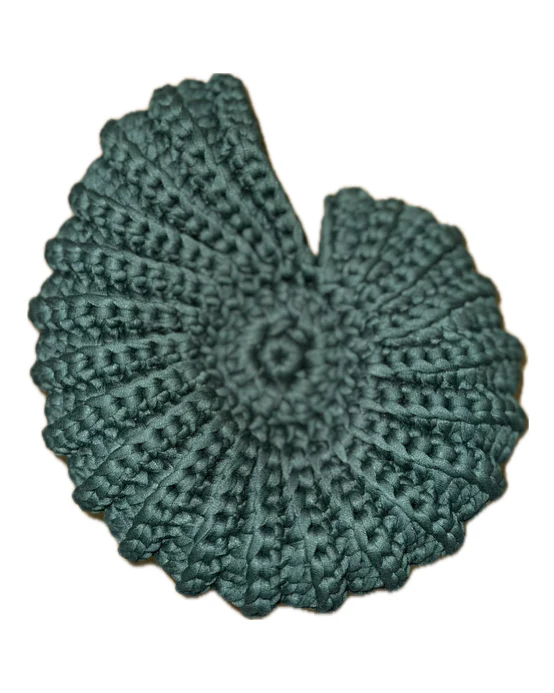 Teal Green Shell Twist Mini Bag