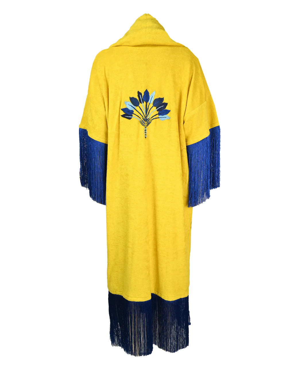 Terry Cotton Hoodied Kaftan - Image 3