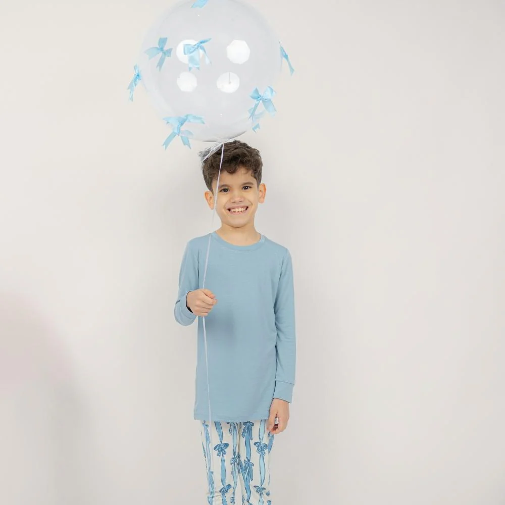 Tied With Love Blue Pajama - Image 4