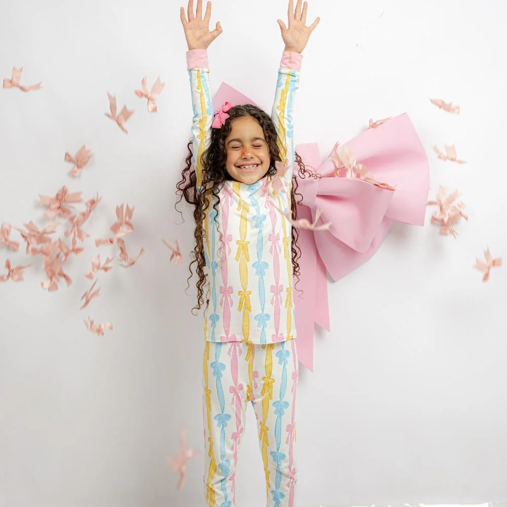 Tied With Love Pink Pajama - Image 3