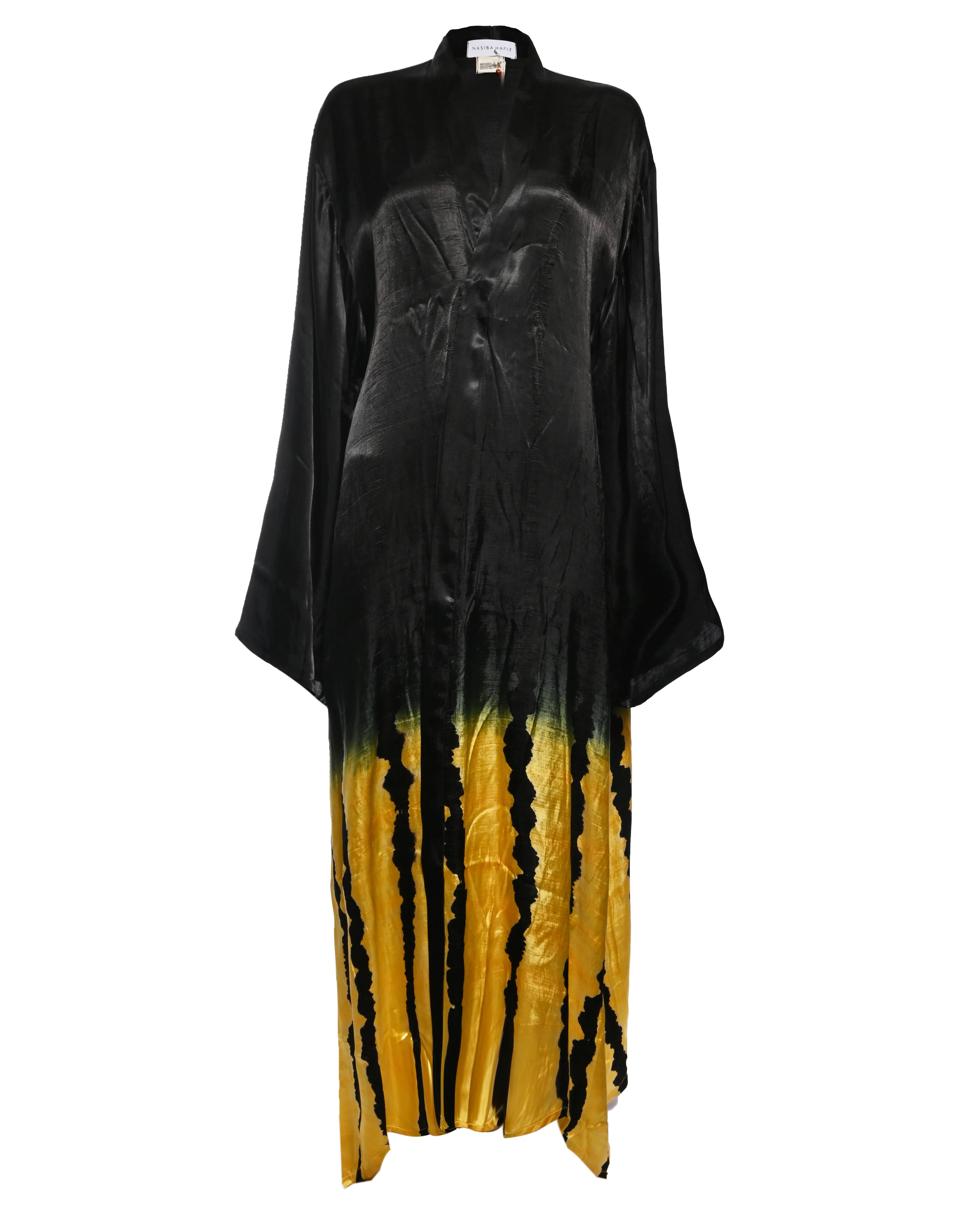 Tiger Dip-Dye Kimono Abaya