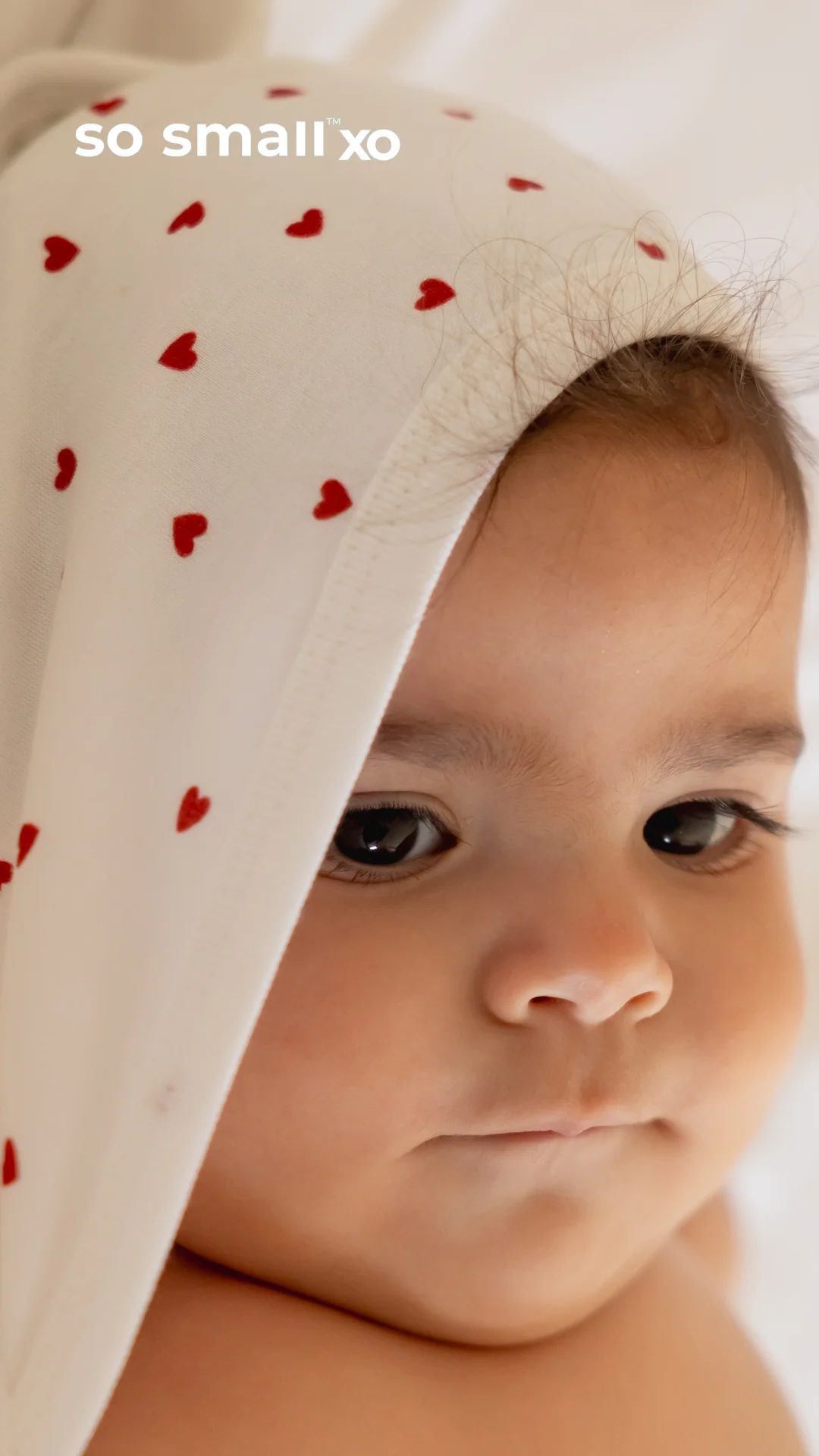"Tiny Hearts" Hooded Bath Towel