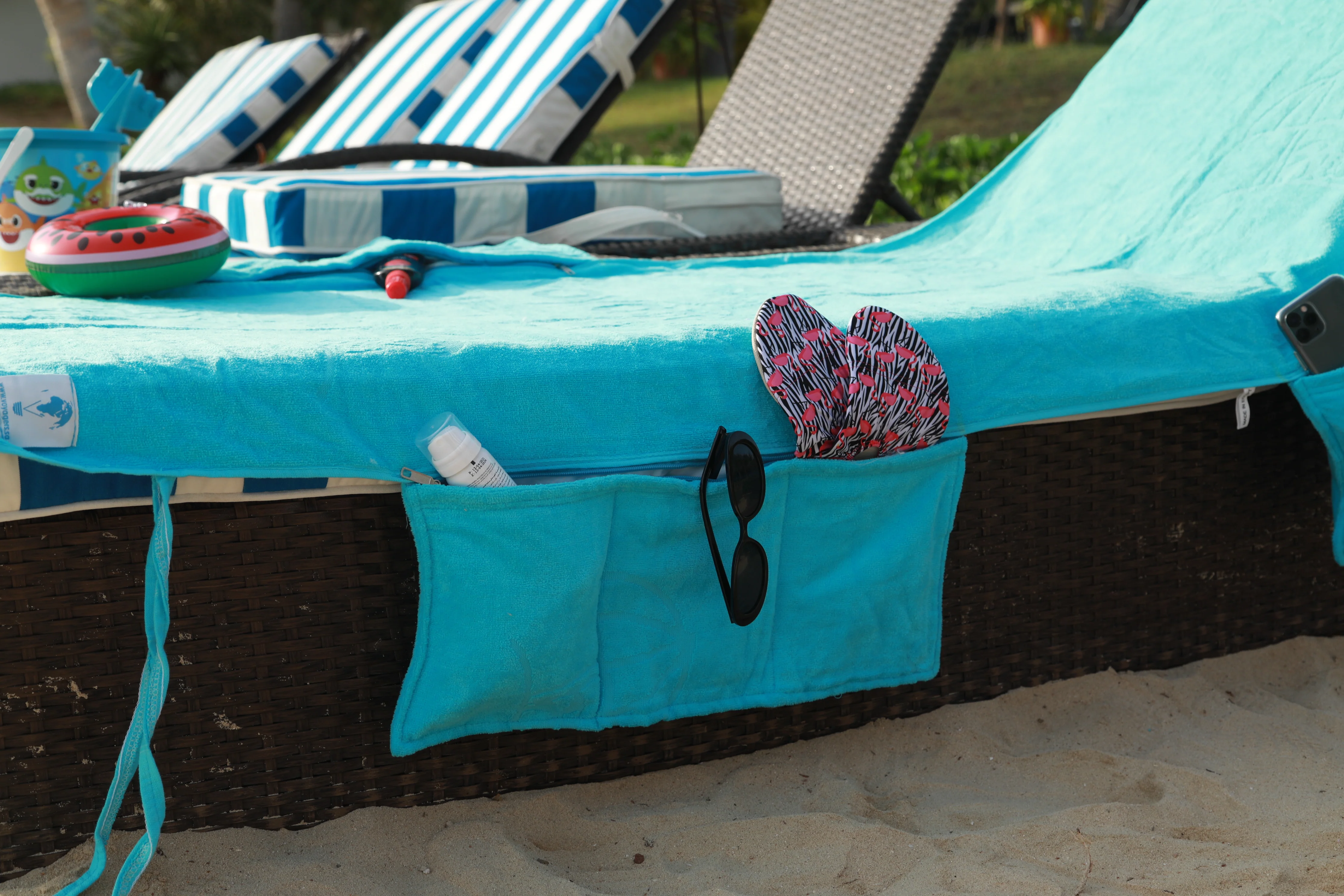Turquoise Beach Bag - Image 5