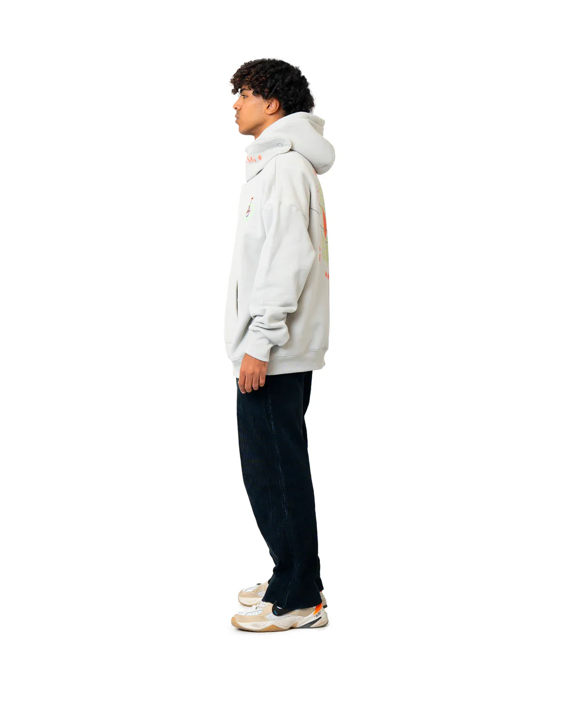 Unicycle On A Rope Grey Hoodie - Image 6