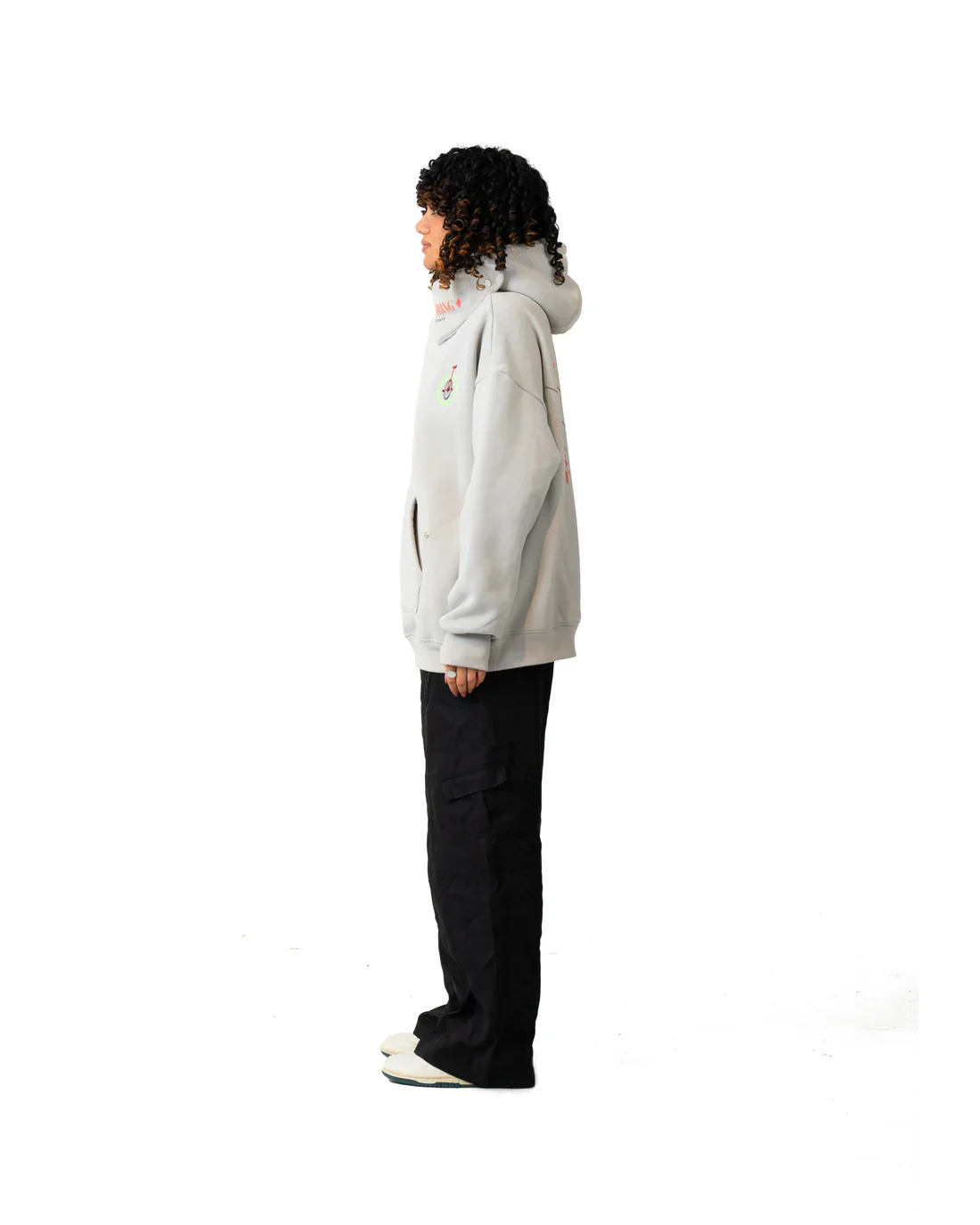 Unicycle On A Rope Grey Hoodie - Image 7