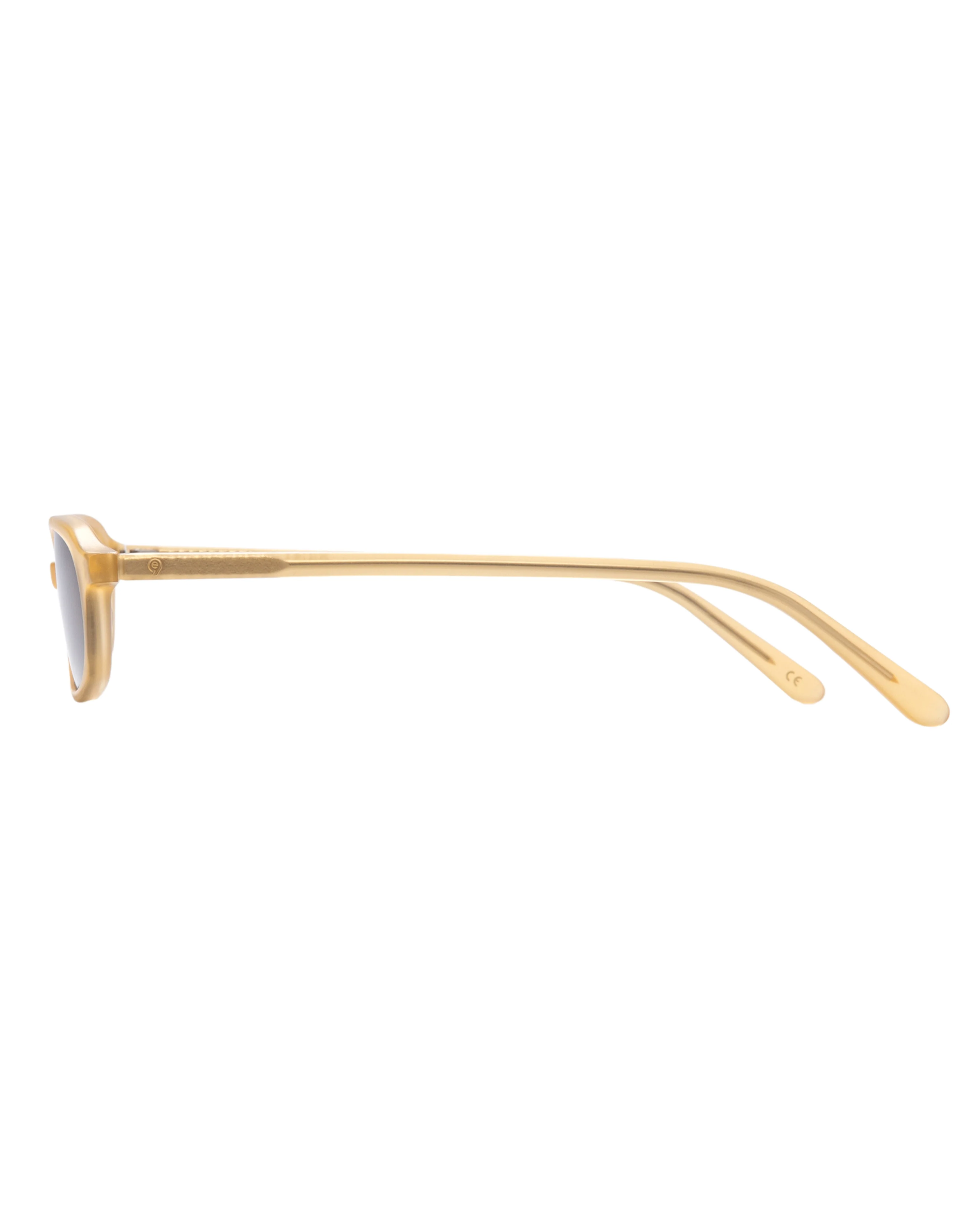 Unisex Ginza Canary Sunglasses | Matt Yellow & Grey - Image 3
