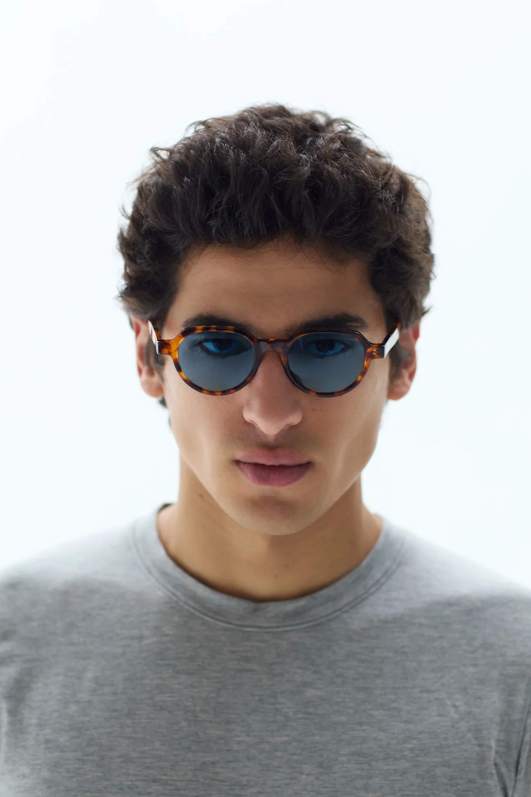 Unisex Mister C Cognac Sunglasses | Tortoise Blue - Image 7