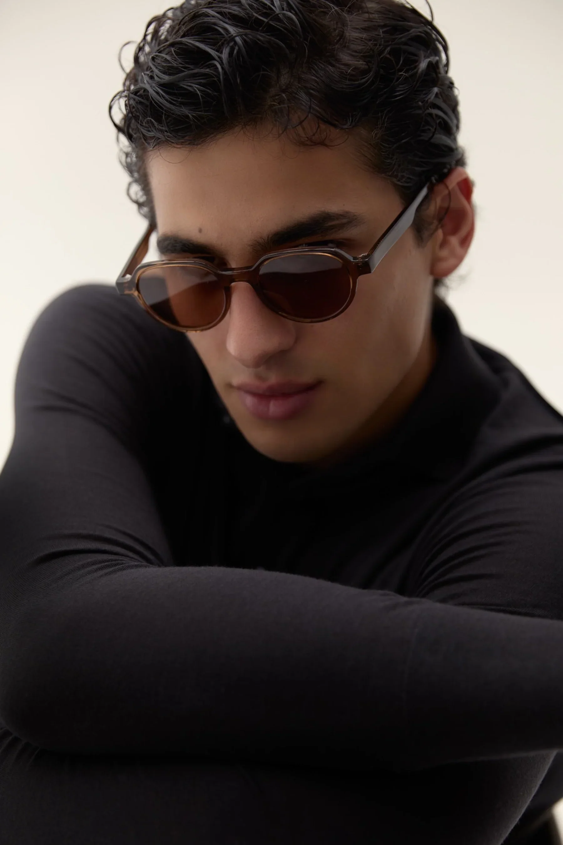 Unisex Mister C Cognac Sunglasses | Brown - Image 6