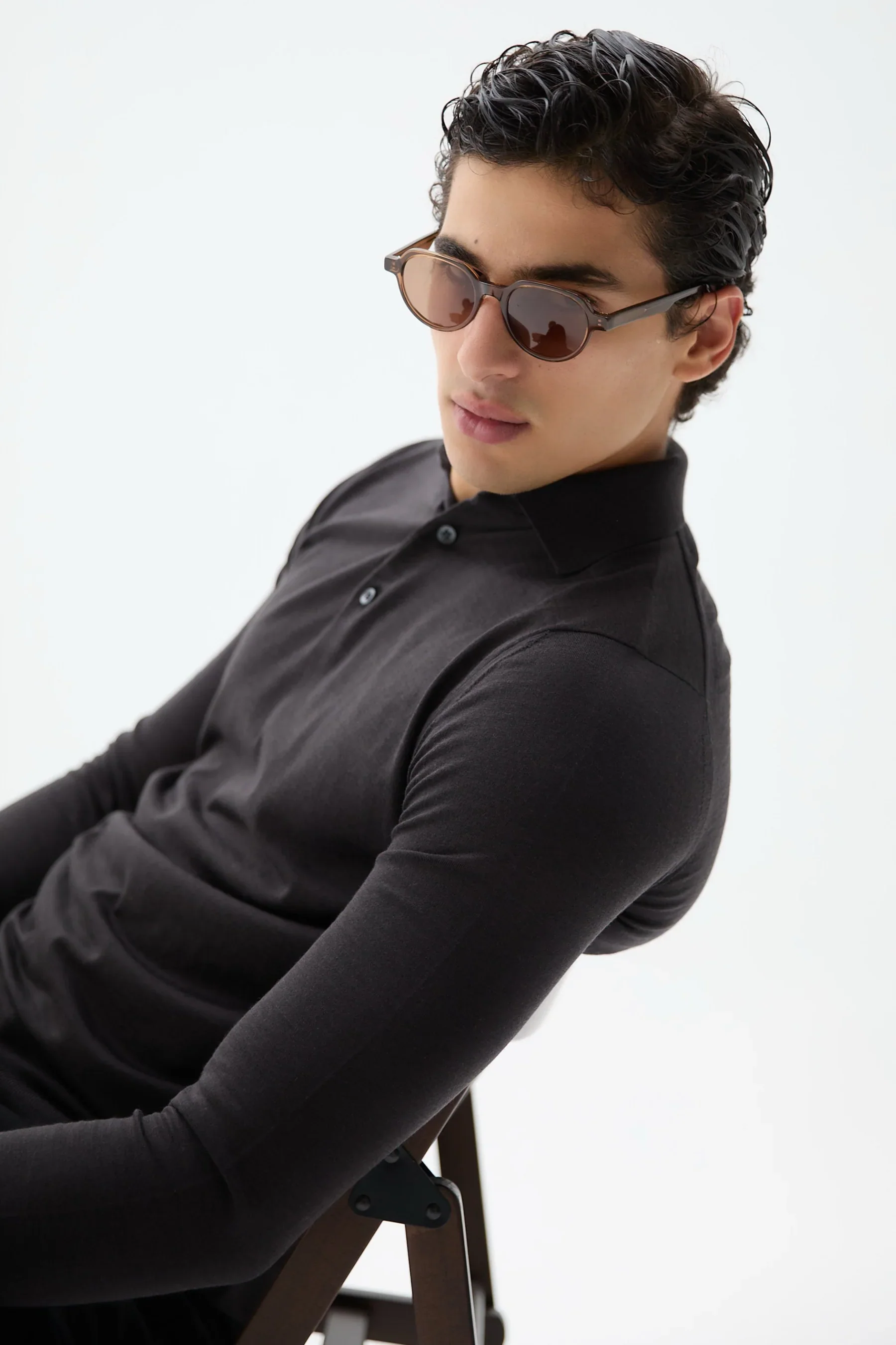Unisex Mister C Cognac Sunglasses | Brown - Image 7