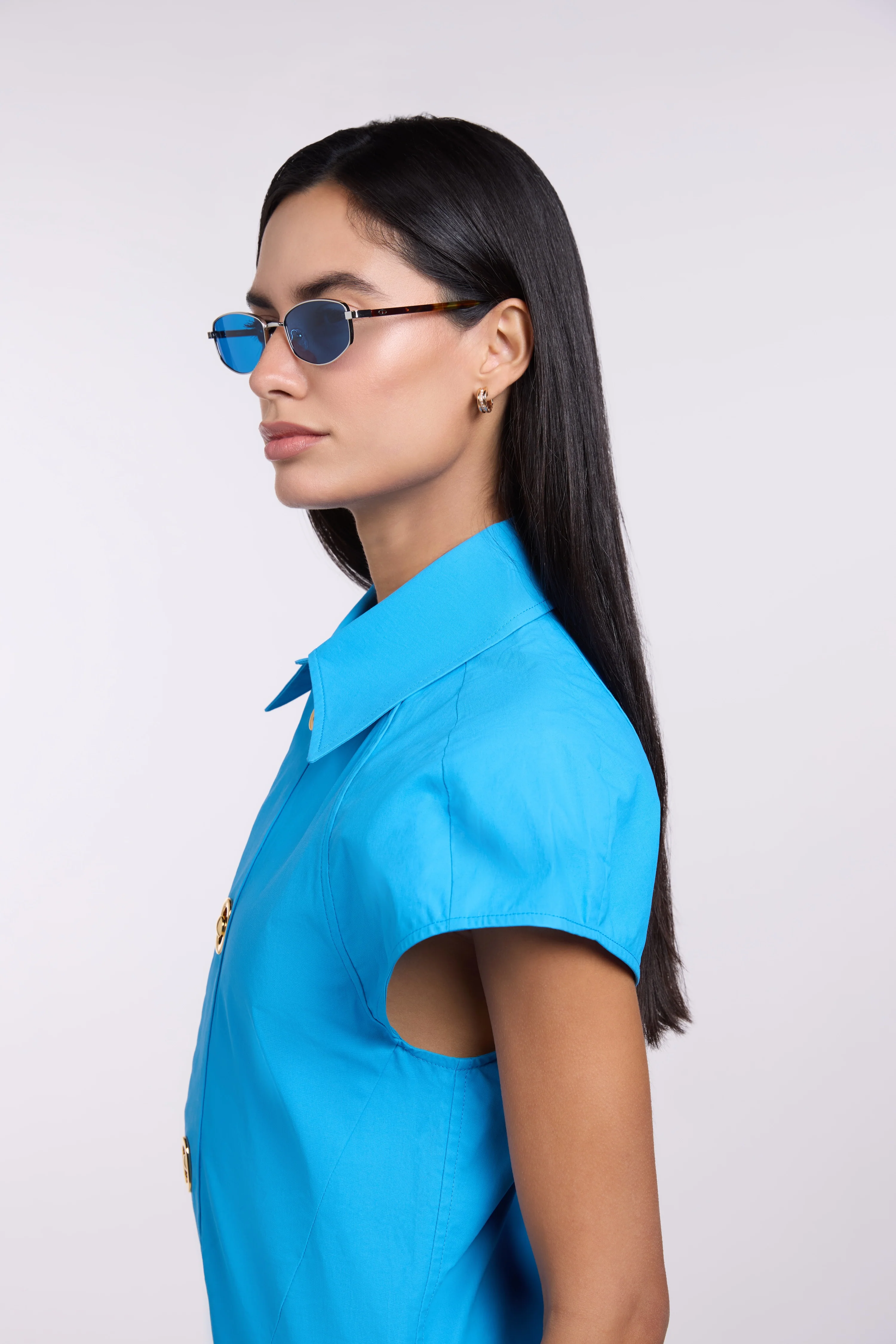 Unisex Nio Havana Sunglasses | Tortoise Blue - Image 4