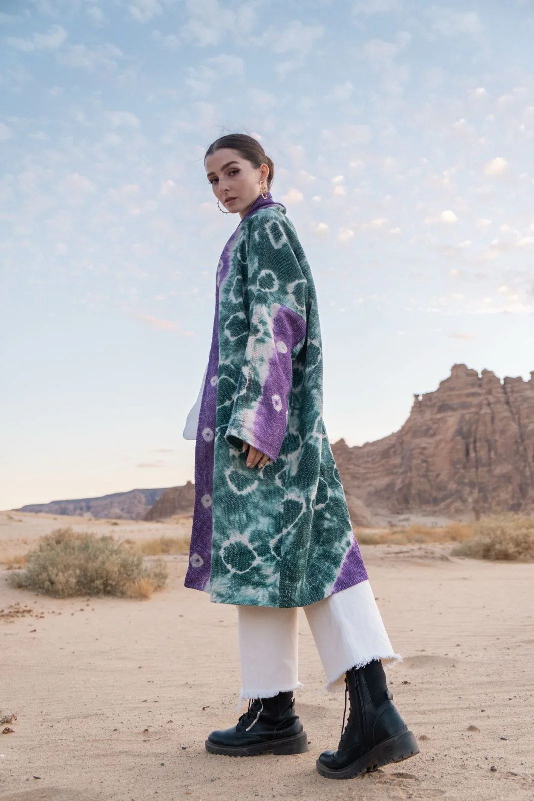 Vintage Kantha Oversized Coat