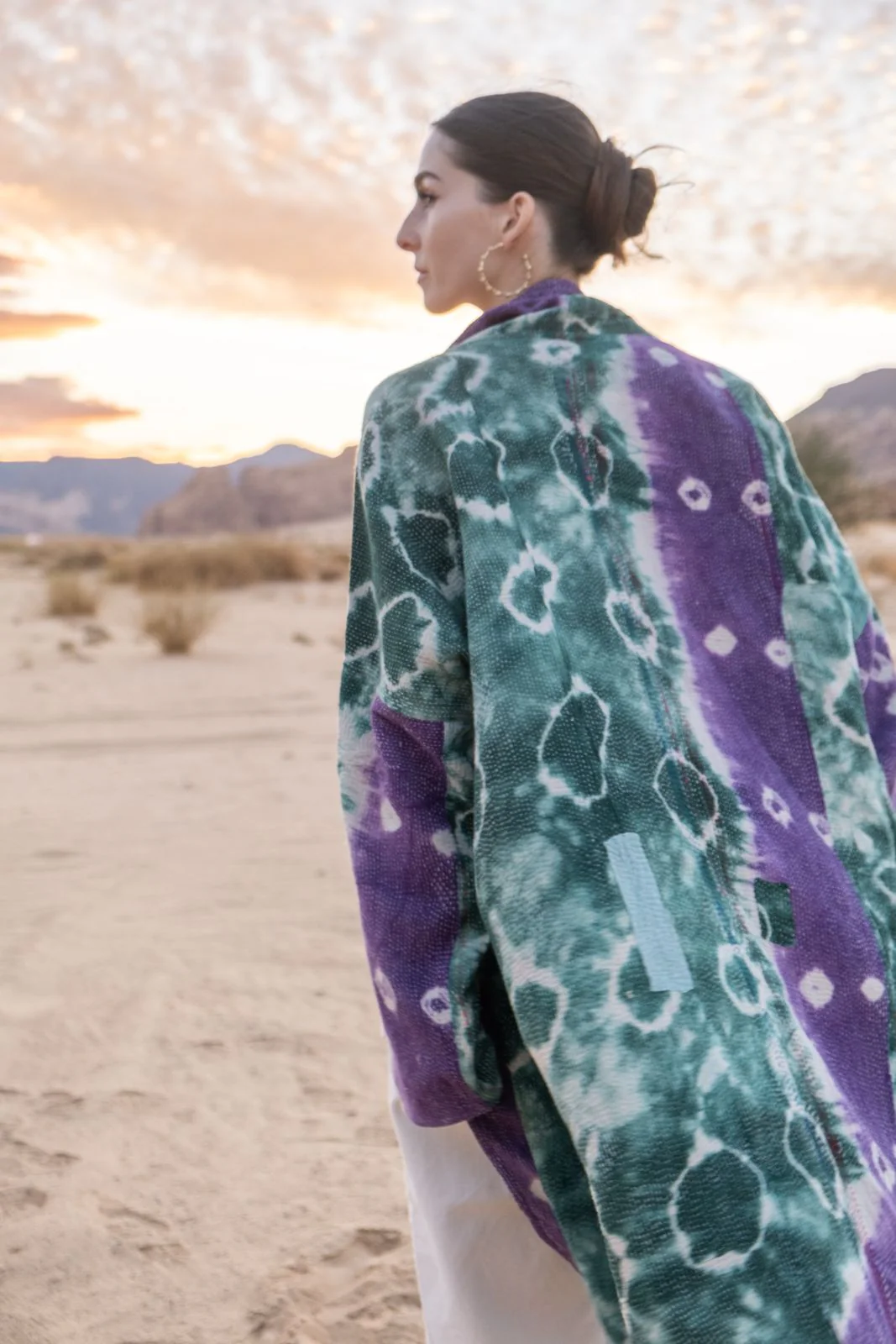 Vintage Kantha Oversized Coat - Image 2