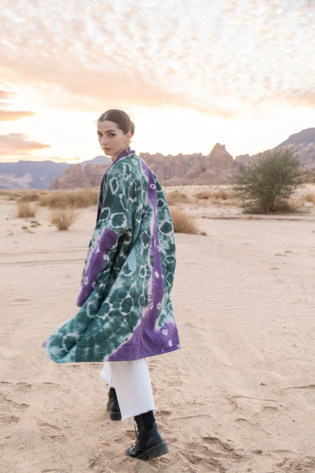 Vintage Kantha Oversized Coat - Image 3