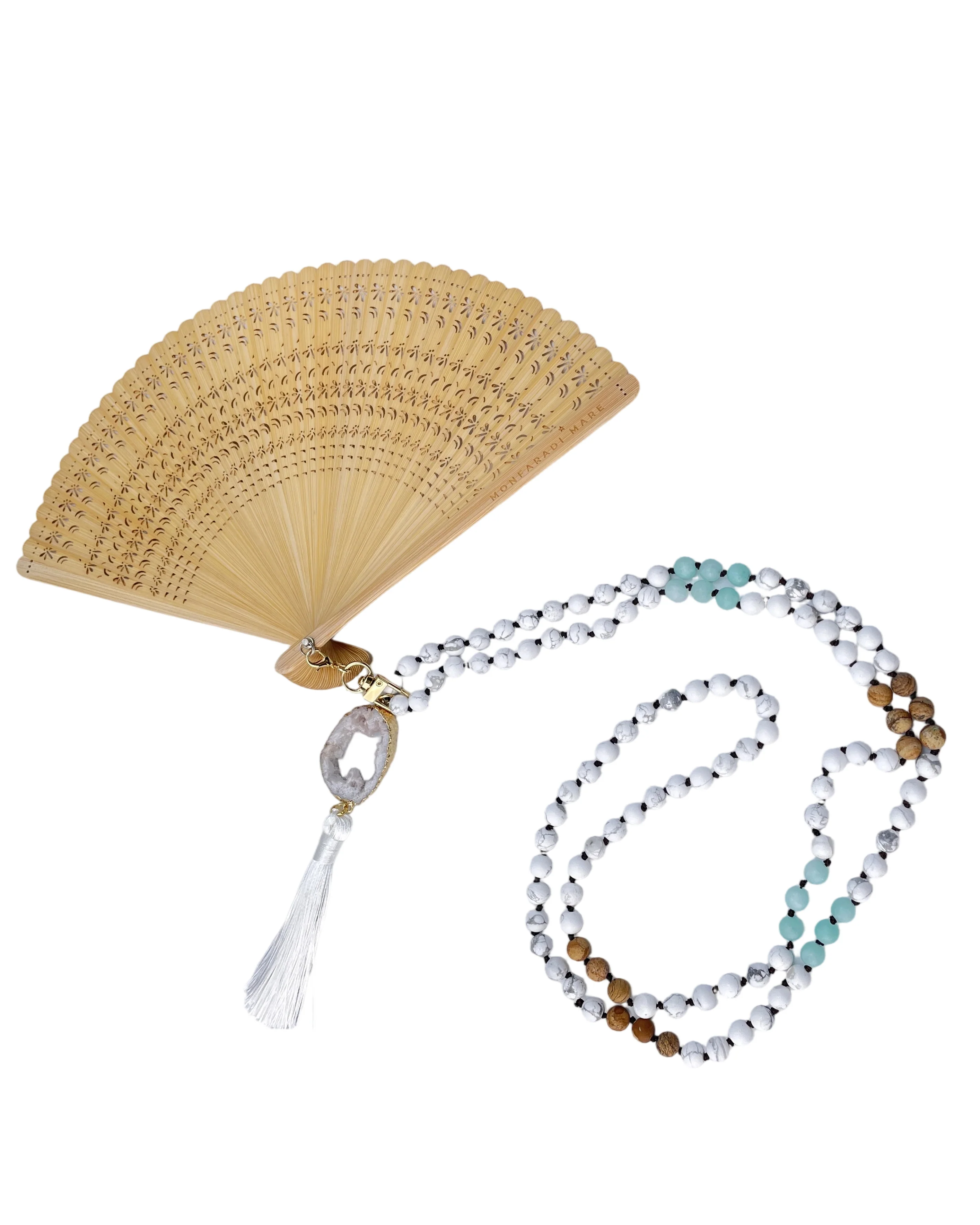 White Bamboo Fantastique Fan