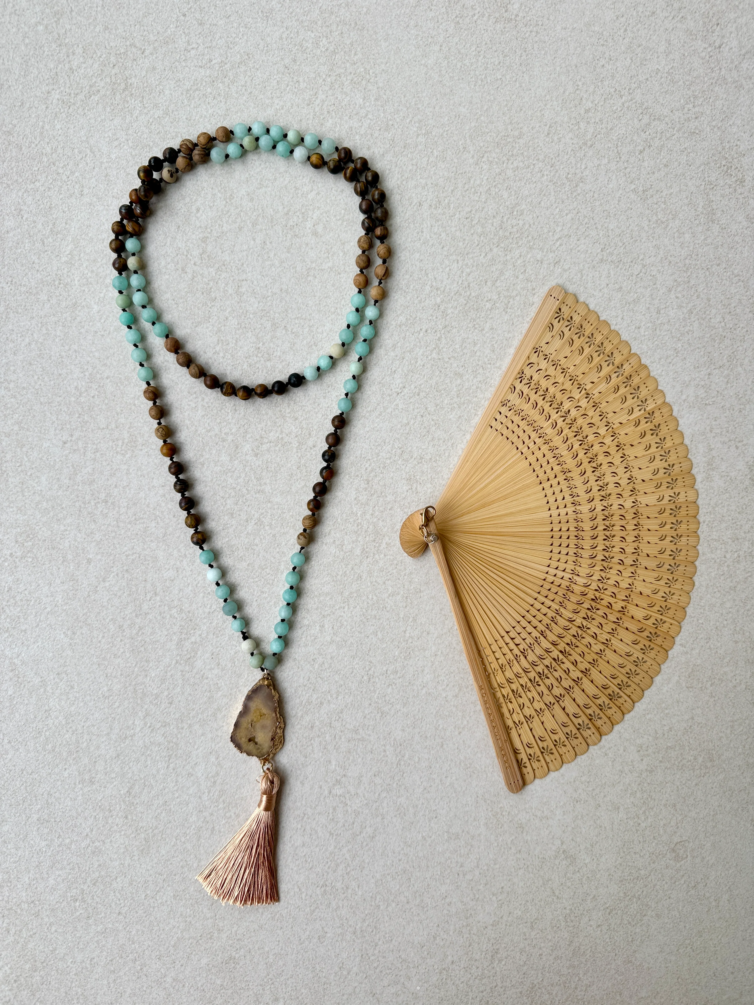 Beige Bamboo Fantastique Fan - Image 4