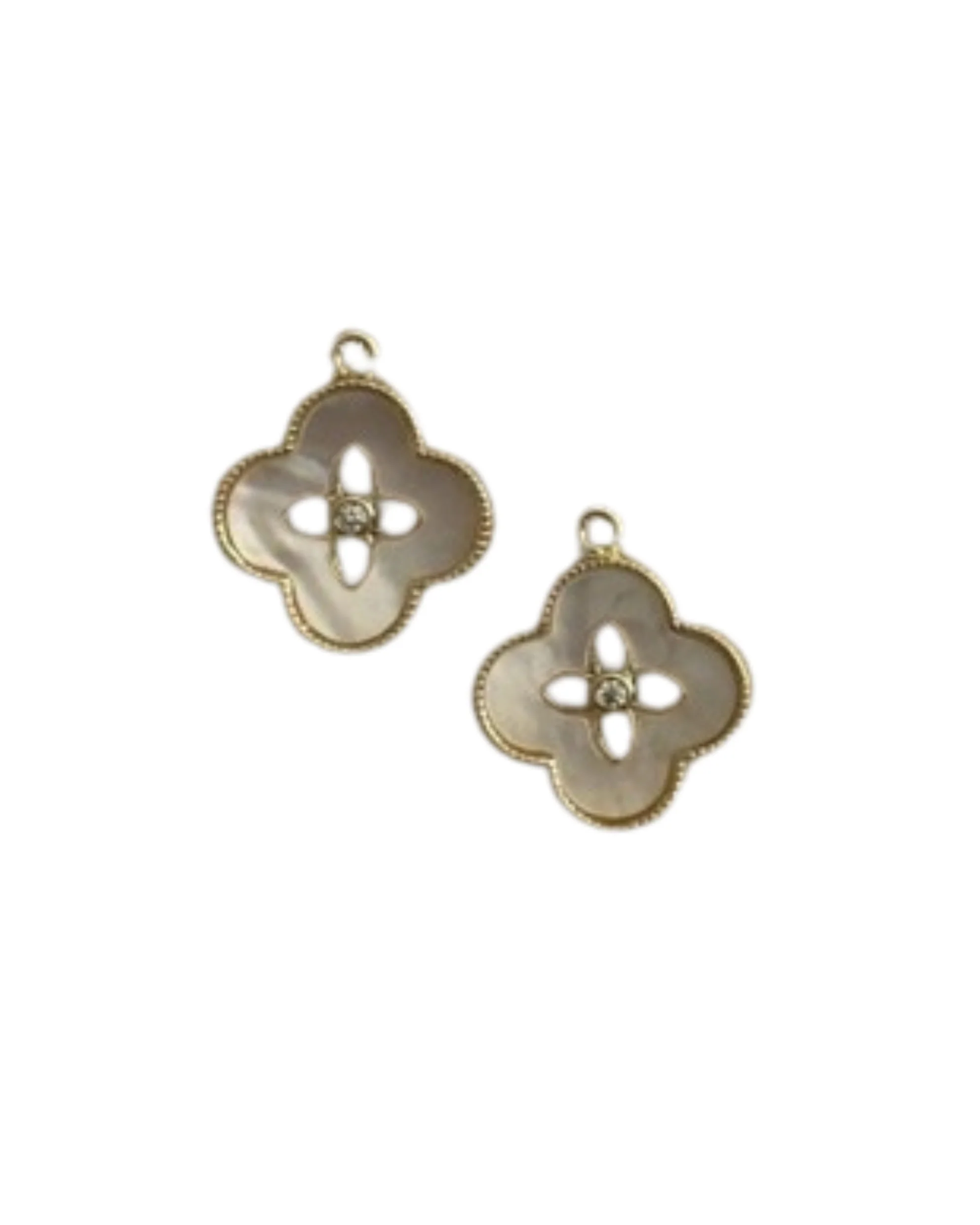 White Flower Charm