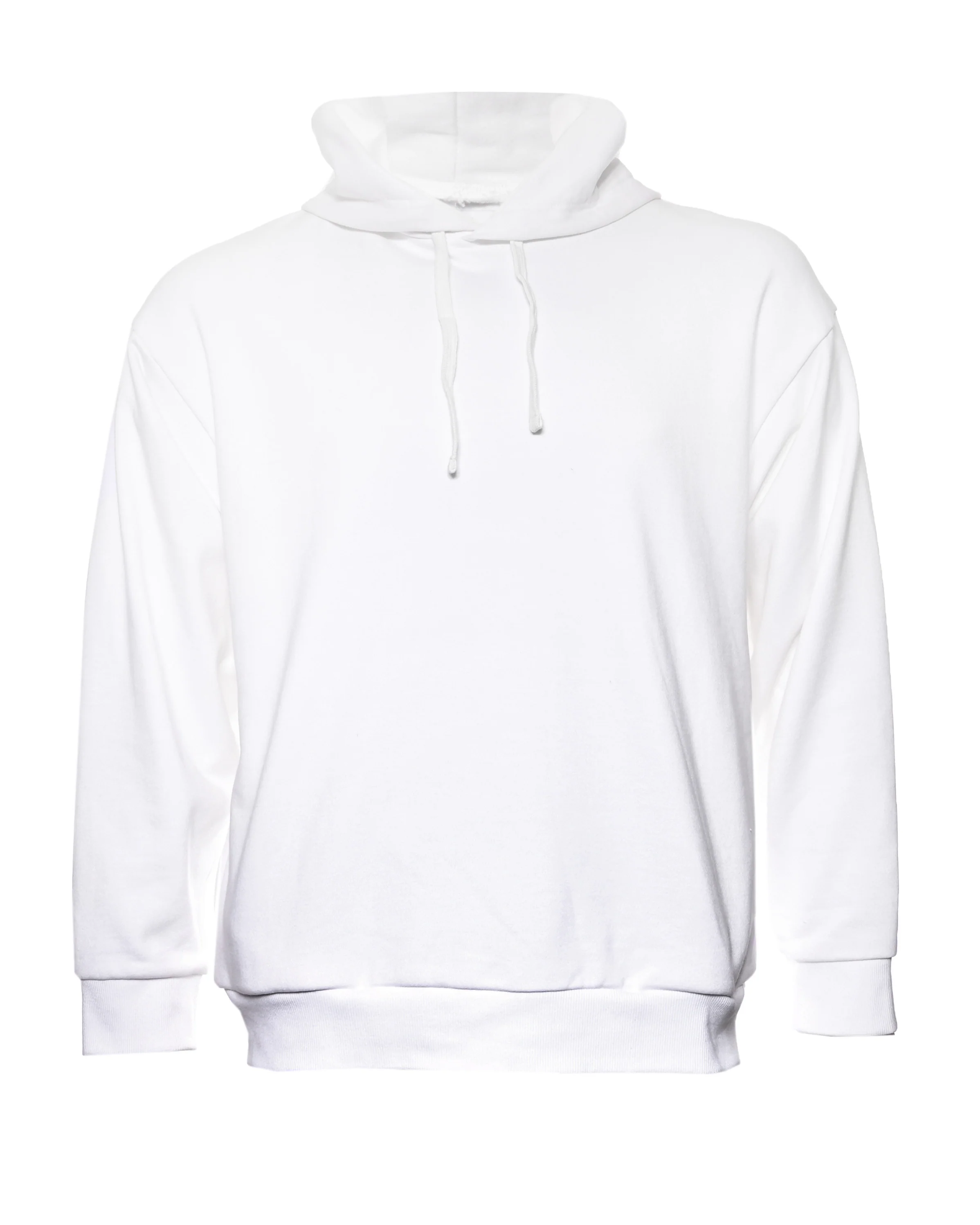 Men's White Pullover Hoodie