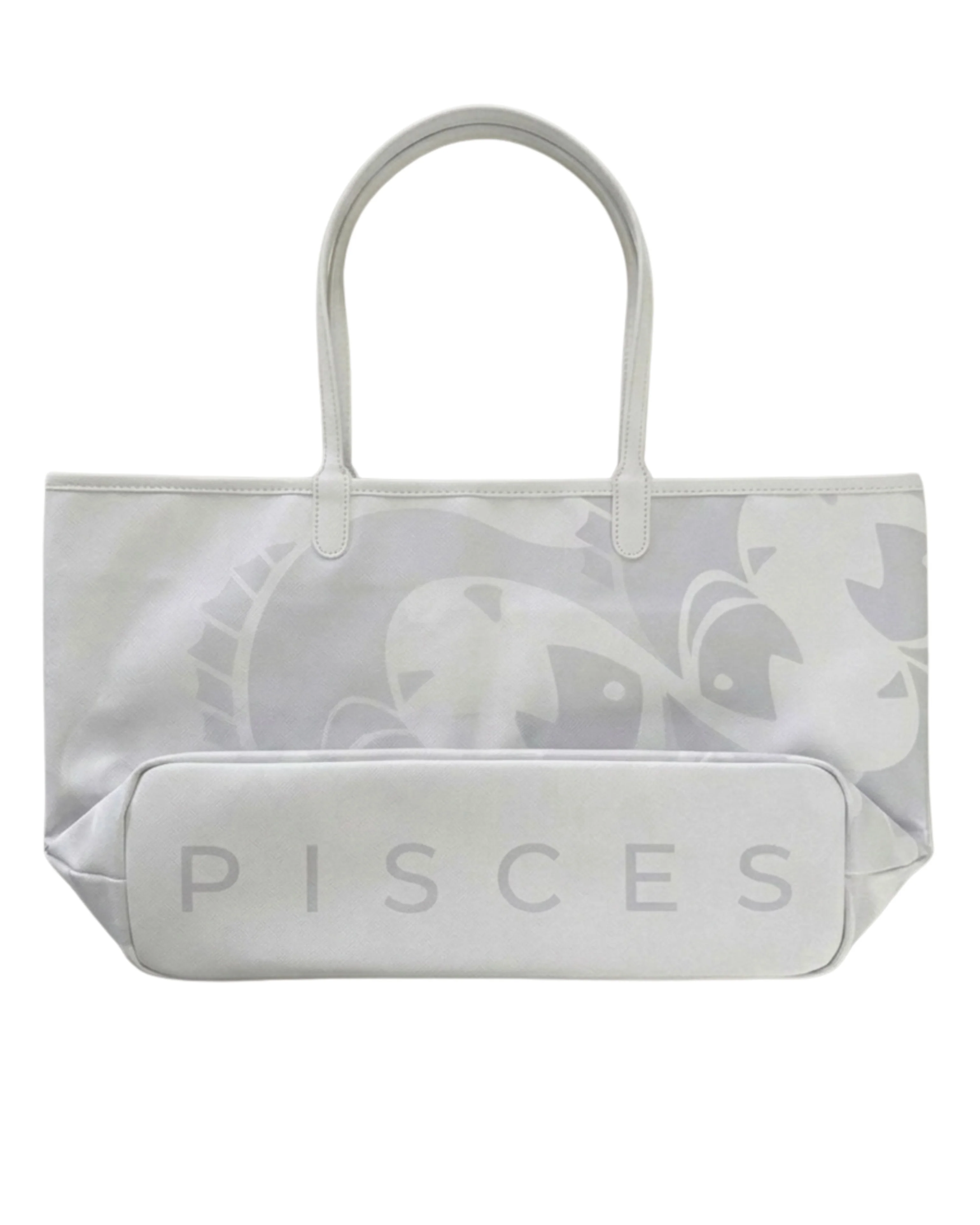 White Pisces Tote Bag - Image 3