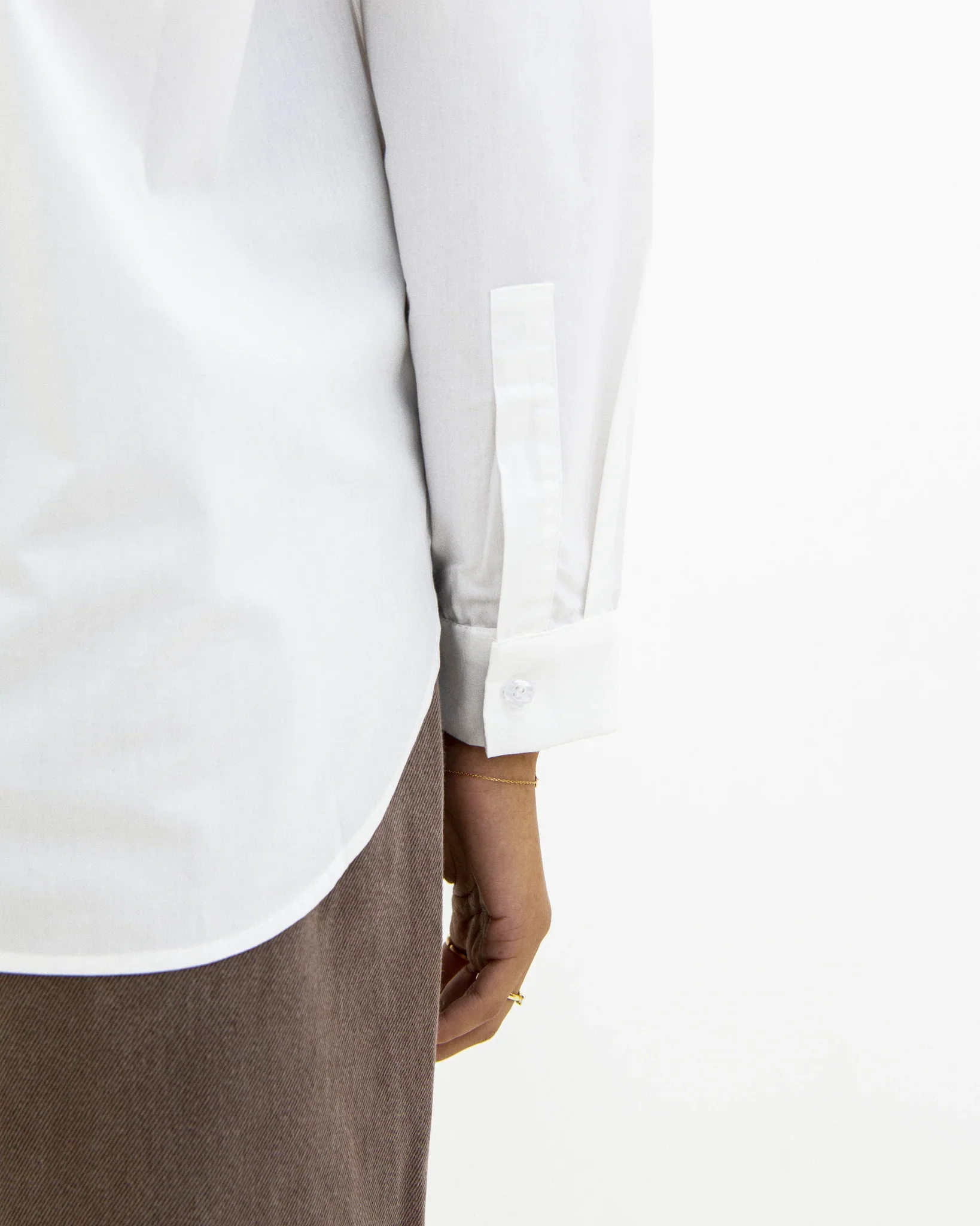 White Ramallah Flowers Embroidered Shirt - Image 5