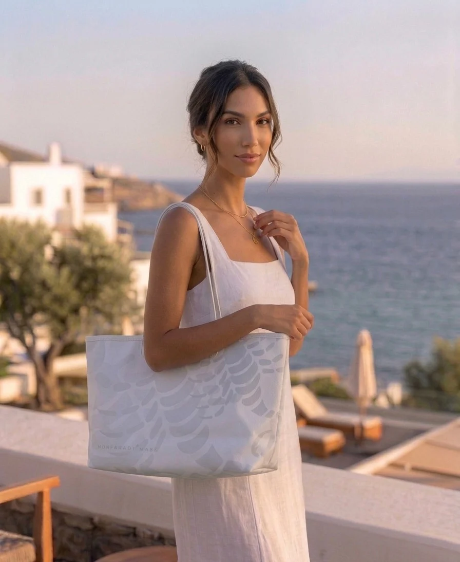 White Scorpio Tote Bag - Image 2