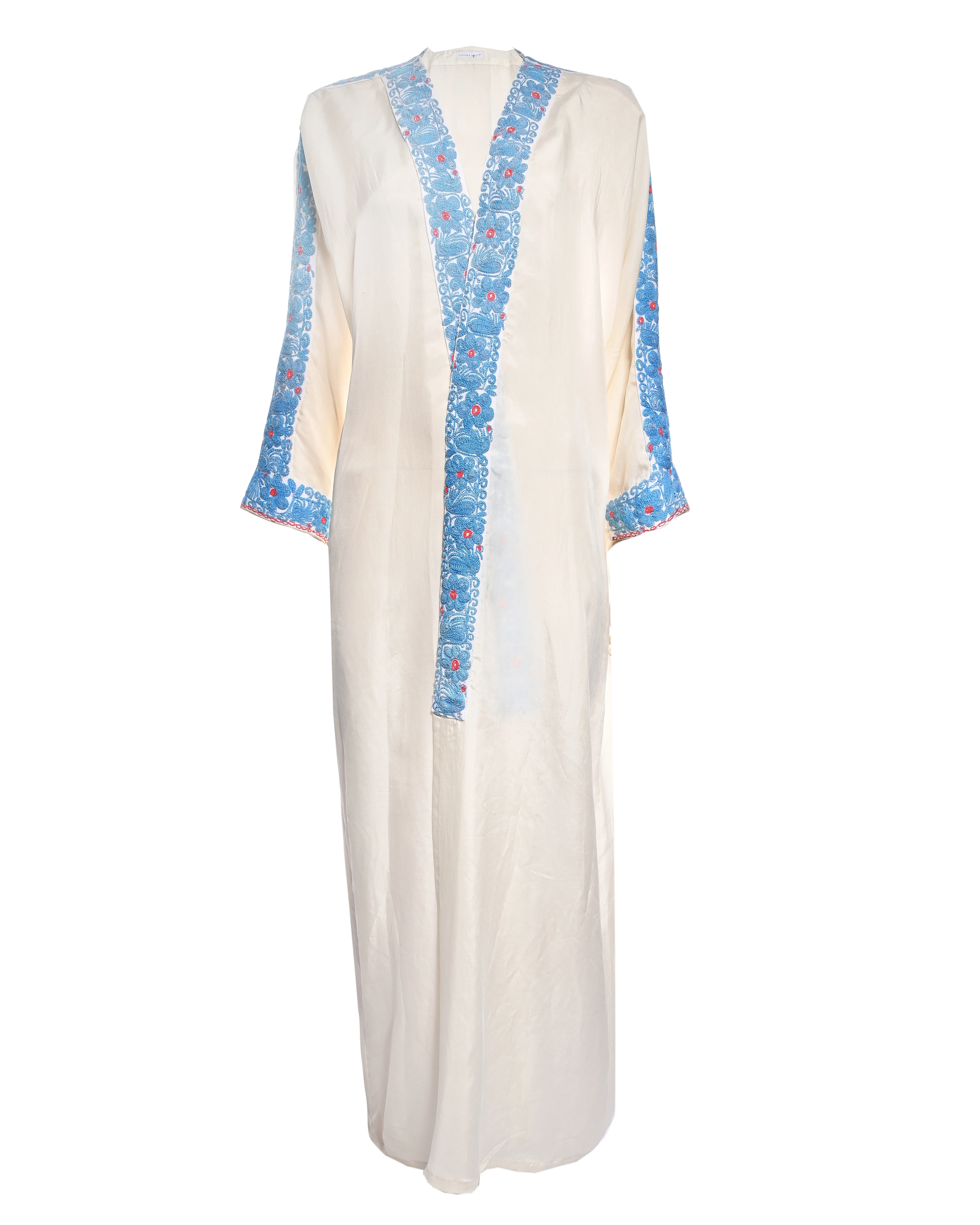 White Upcycled Palestinian Abaya