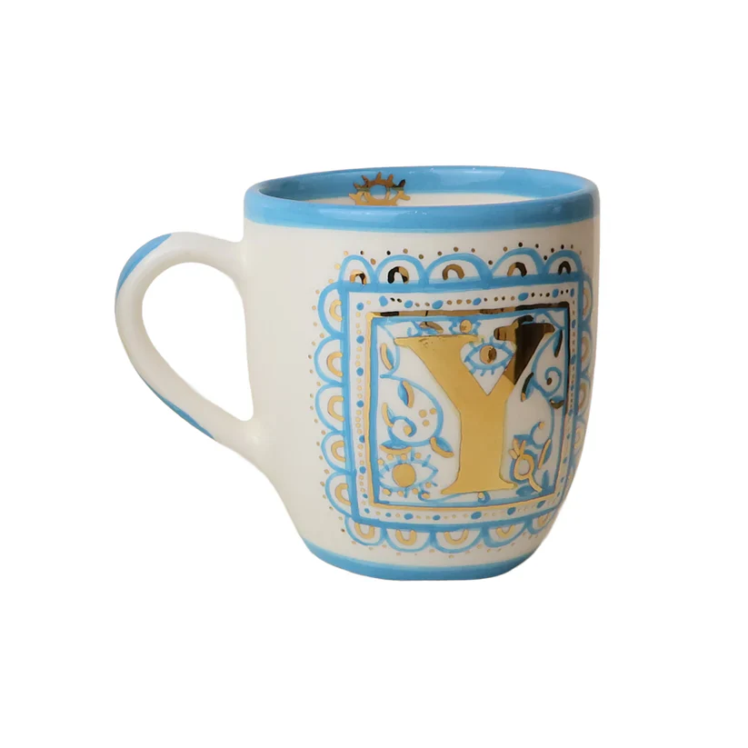 Y Square Design Ceramic Mug