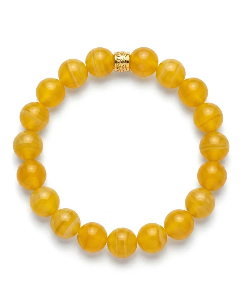 Yellow Agate Bracelet