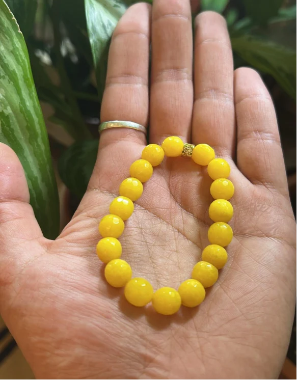 Yellow Agate Bracelet - Image 2