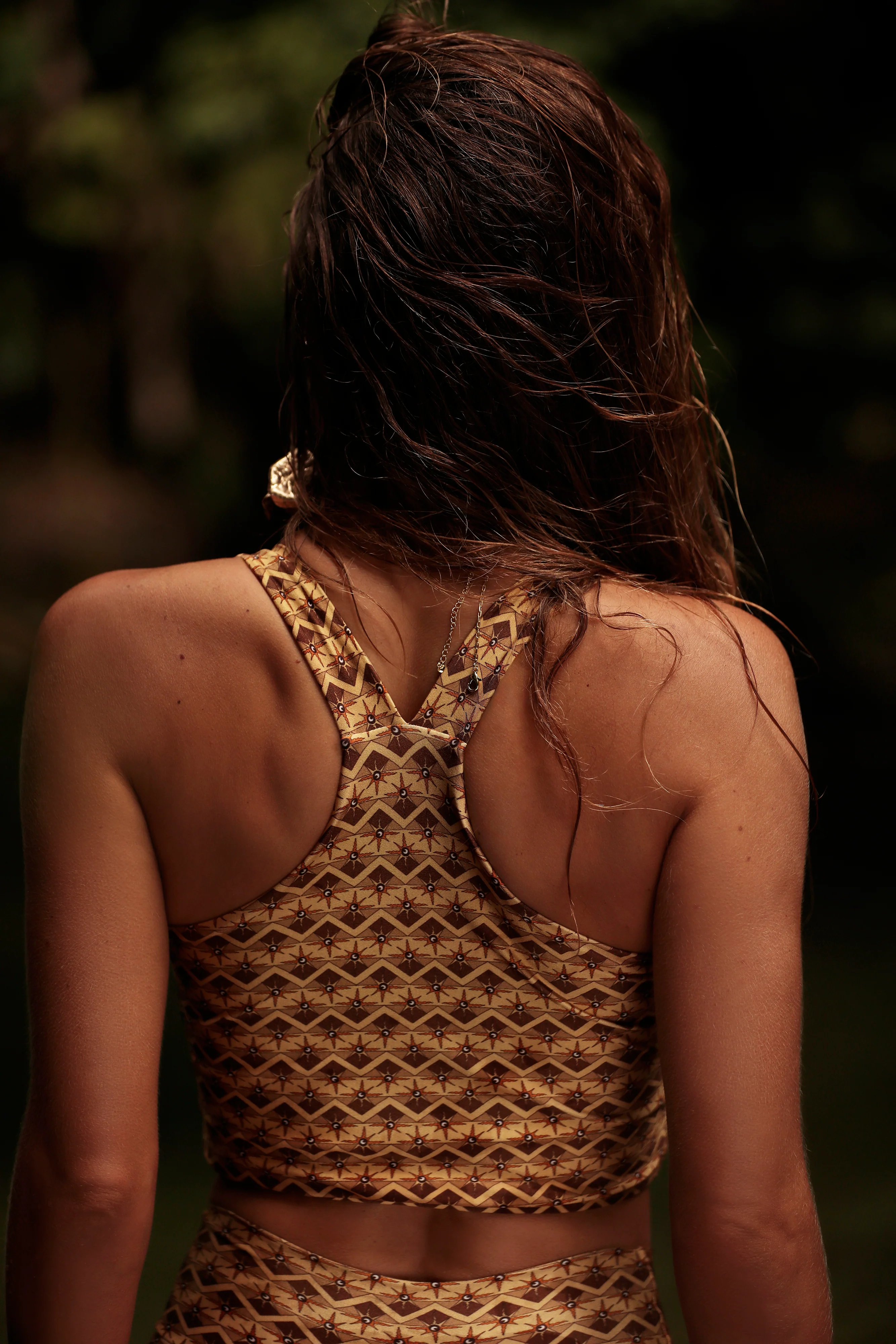 Yellow Cosmic Sun Athleisure Set - Image 3